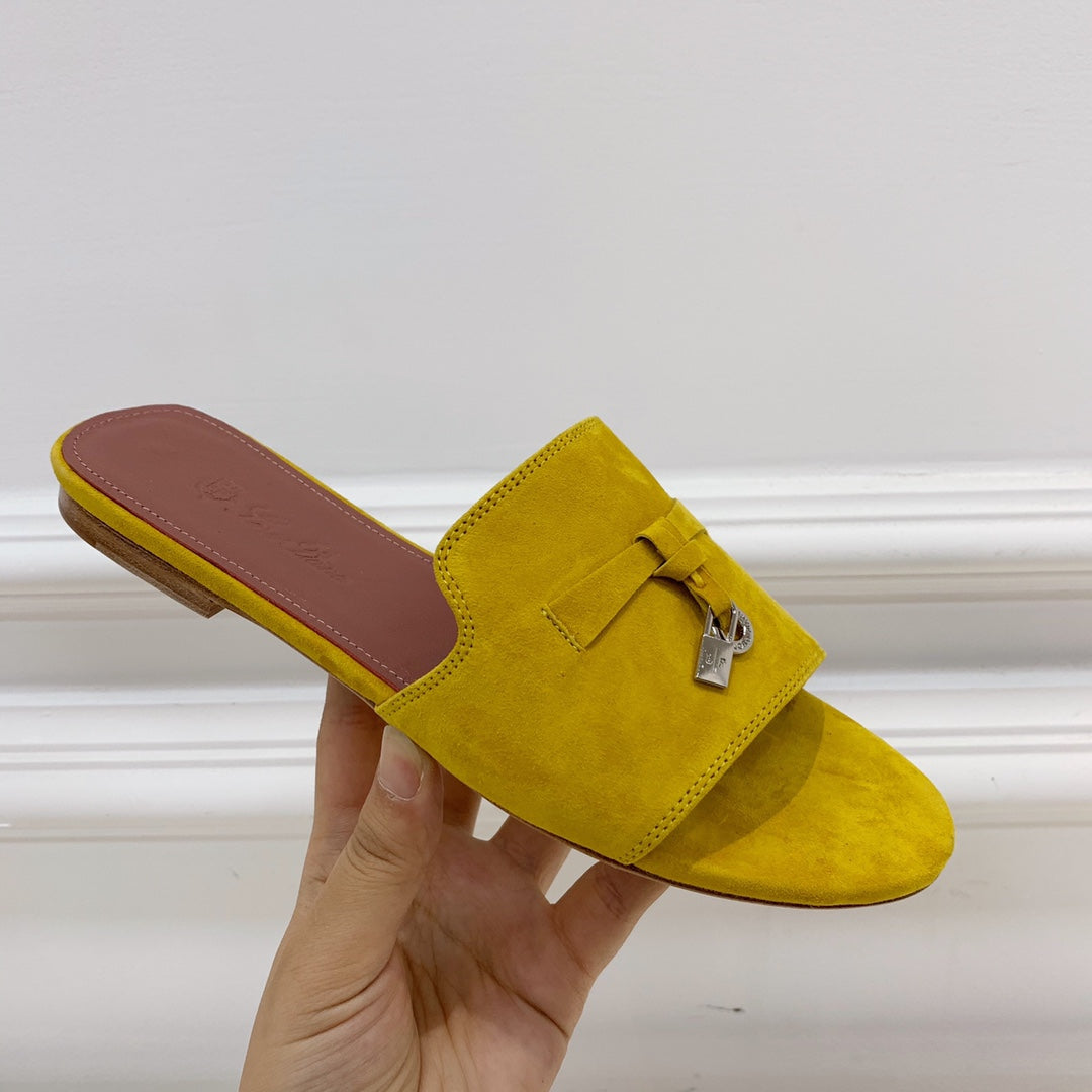 LP SUMMER CHARMS SANDALS YELLOW SUEDE