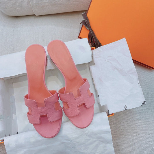 0asis Sandal Epsom Calfskin Rose