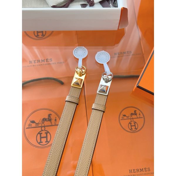 HERM Rivale 18 Belt in Chai Epsom Calfskin
