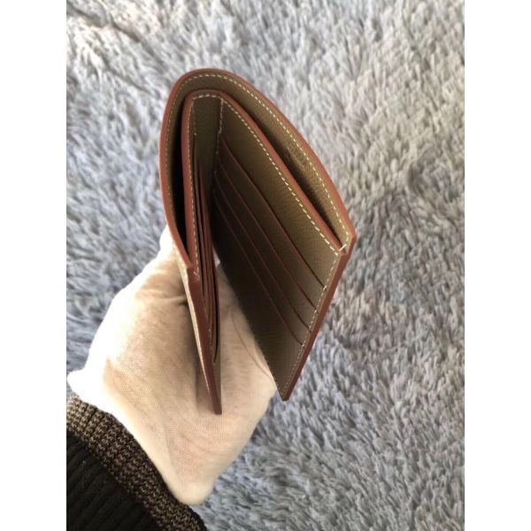 HERM Taupe MC² Copernic Compact Wallet