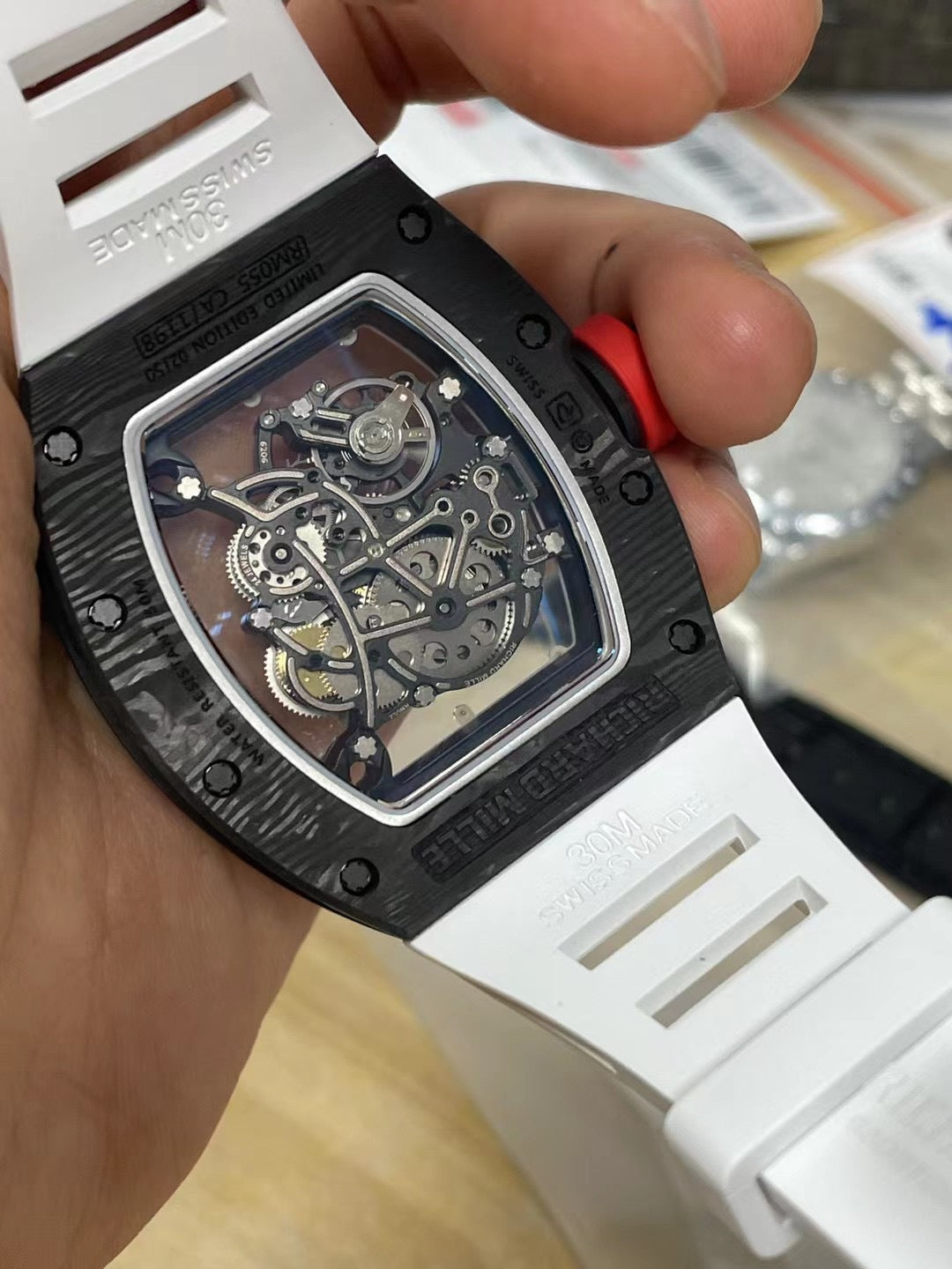 Richard Mille RM055 NTPT Installed