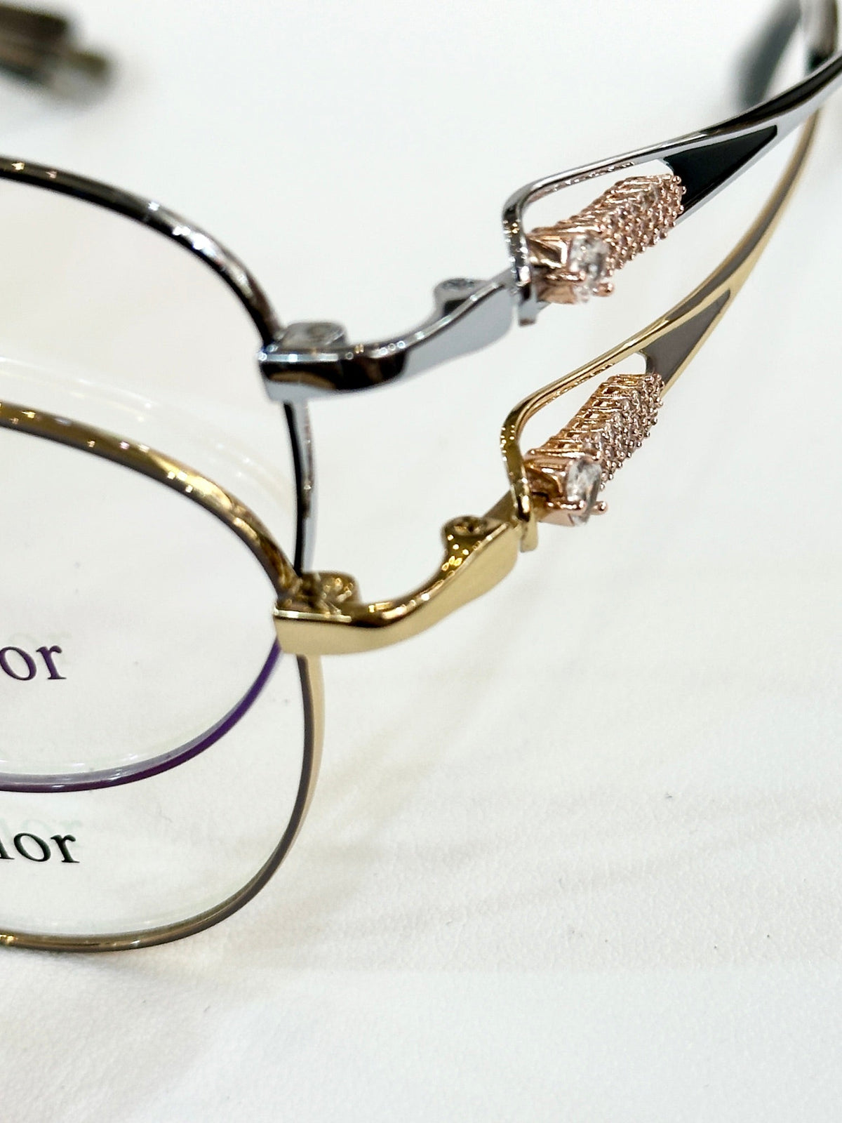 MONTAIGNE SUNGLASS CD 0269/S IN TITANE EMBELLISHES STONES
