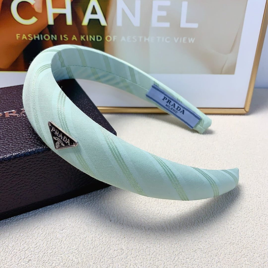 THICH HAIRBAND IN CELESTE BLUE COTTON 232294