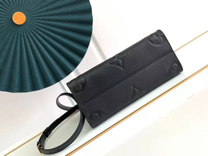 ONTHEGO PM 25 BLACK MONOGRAM EMPREINTE GIANT CANVAS