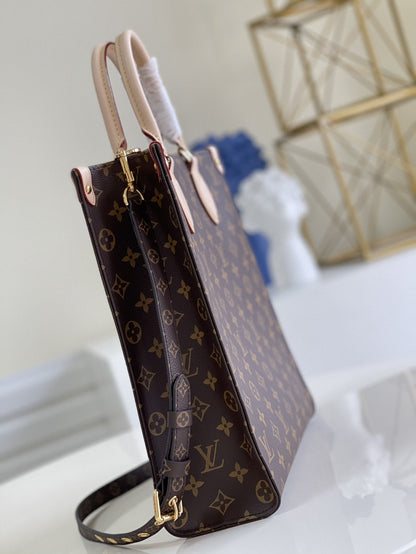SAC PLAT 30CM MONOGRAM CANVAS