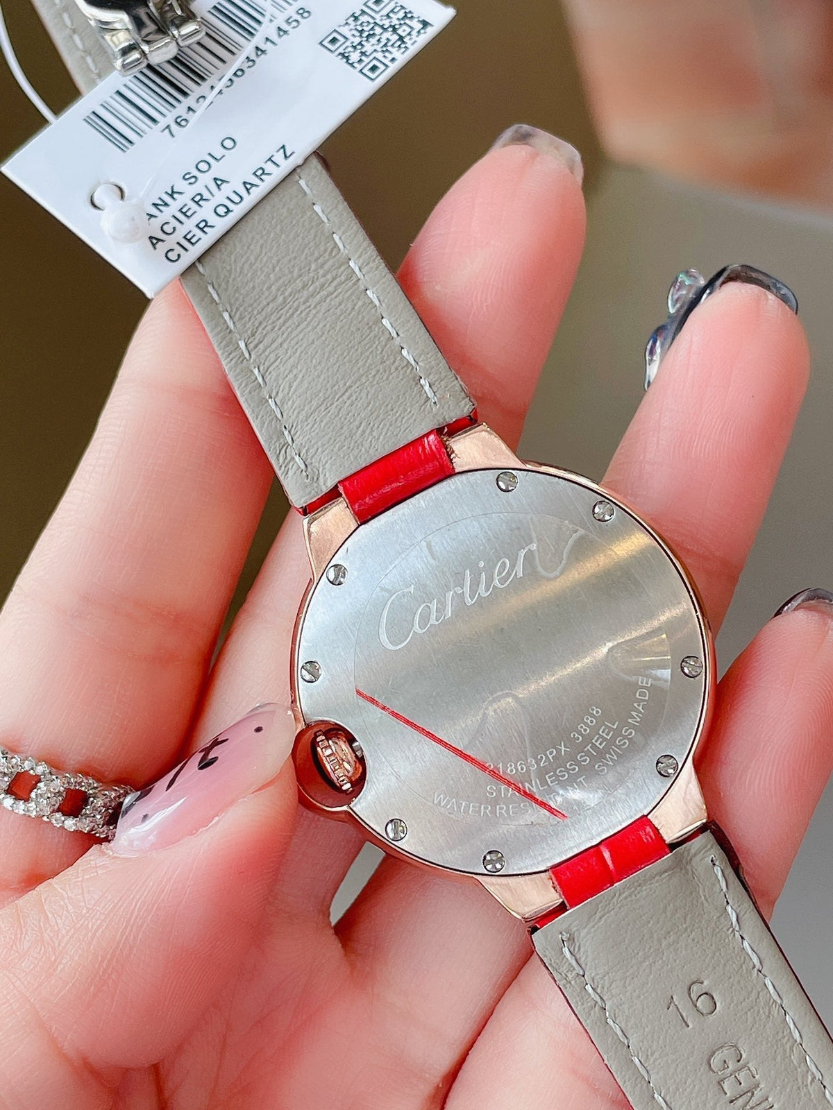 BALLON BLEU 33MM CUSTOM DIAL LEATHER STRAP