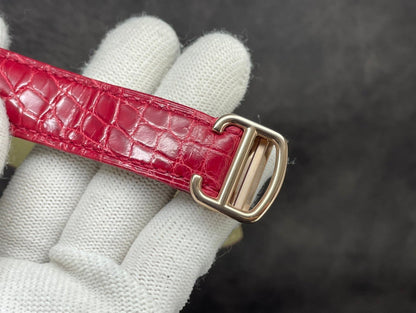TANK LOUIS DE CARTIER QUARTZ GOLD CASE DIAMOND BEZEL