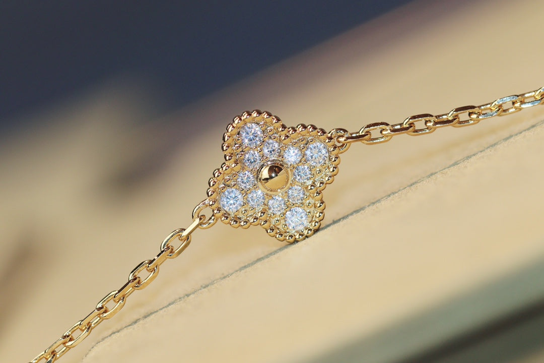 CLOVER 20 MOTIFS DIAMOND GOLD