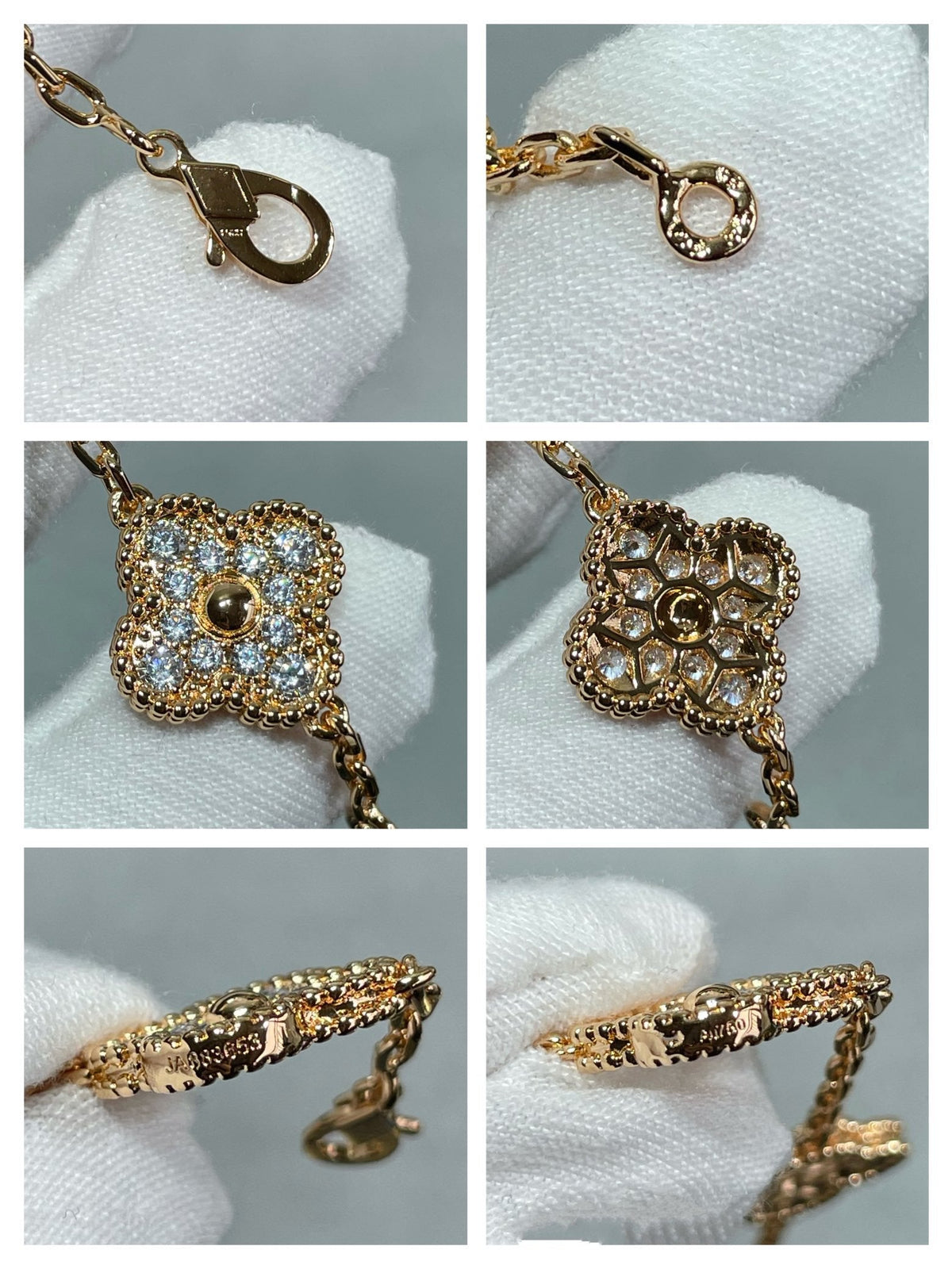 CLOVER 20 MOTIF DIAMOND NECKLACE