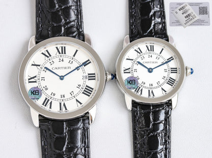 RONDE SOLO STEEL BLACK LEATHER