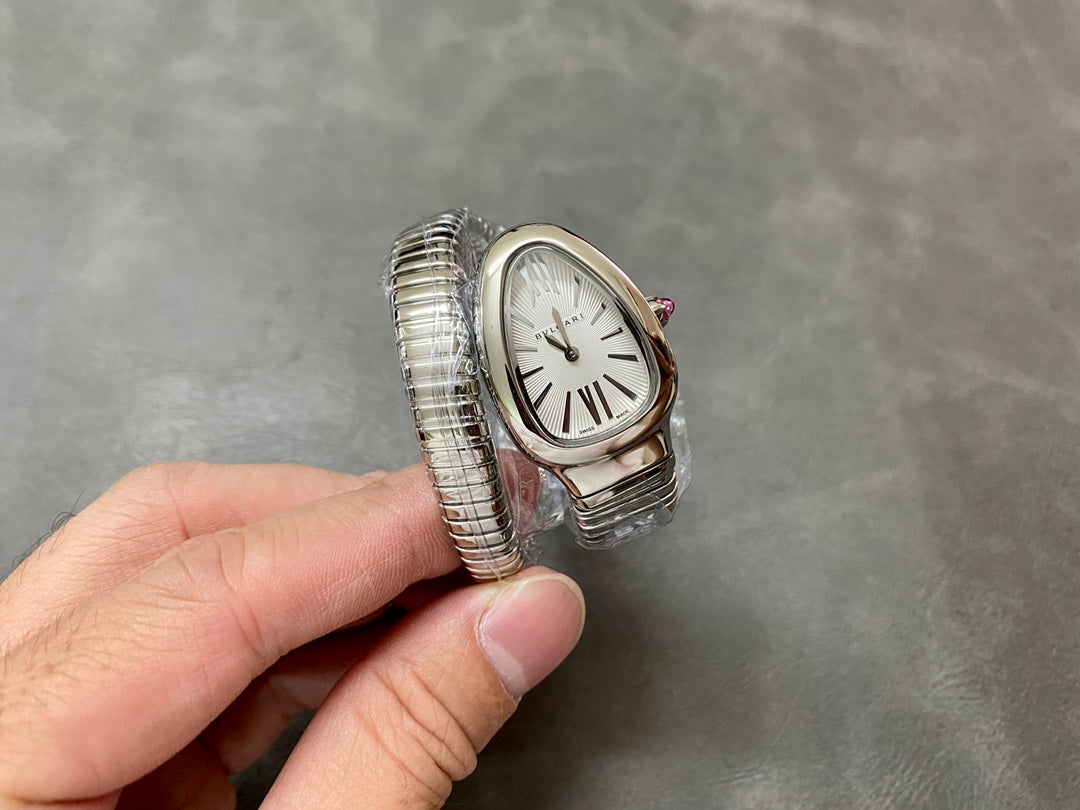 SERPENTI SPIGA SILVER GREY DIAL