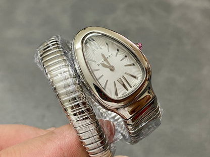 SERPENTI SPIGA SILVER GREY DIAL