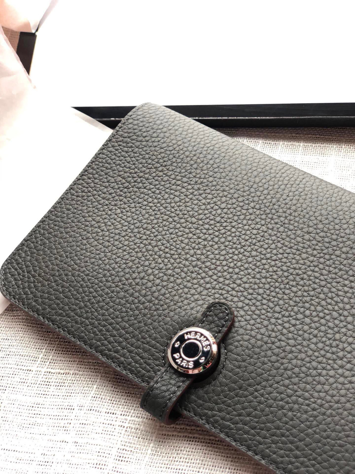 HM Dogon Wallet 20 Dark Brown Togo Shw