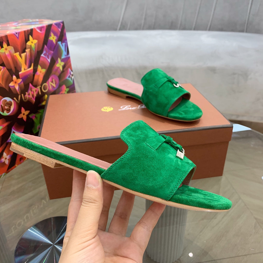 LP SUMMER CHARMS SANDALS EMERALD SUEDE