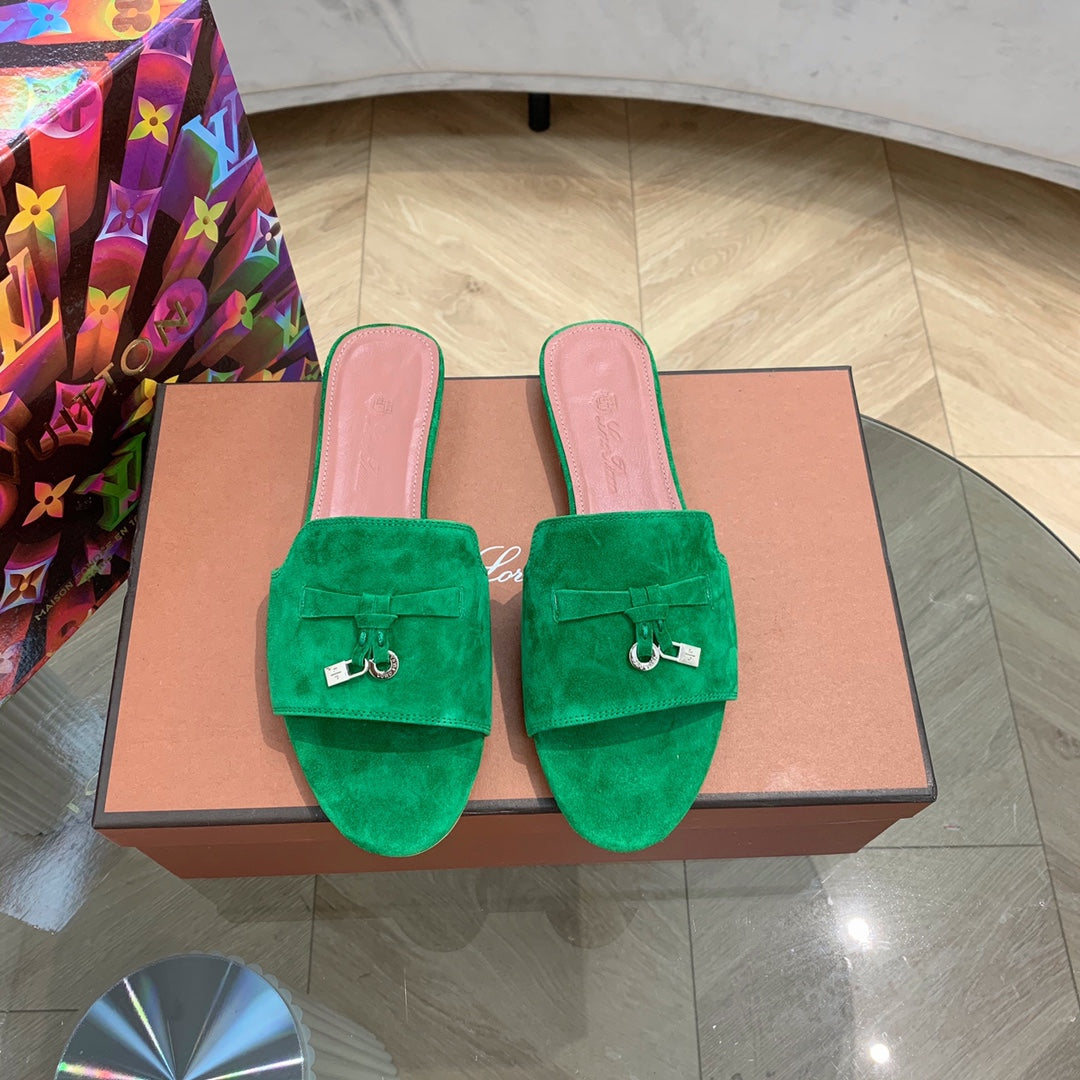 LP SUMMER CHARMS SANDALS EMERALD SUEDE