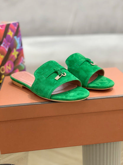 LP SUMMER CHARMS SANDALS EMERALD SUEDE