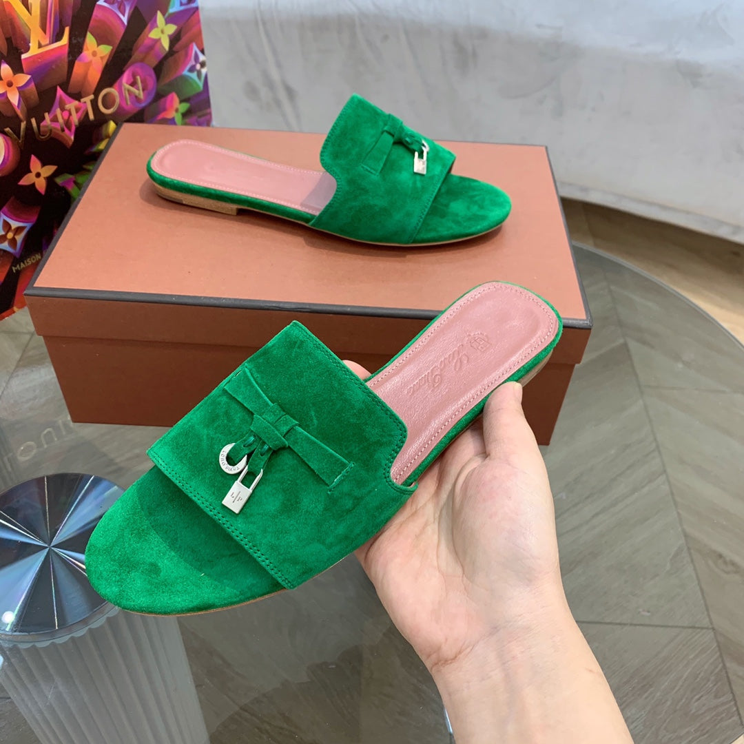 LP SUMMER CHARMS SANDALS EMERALD SUEDE