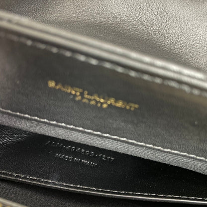 LOULOU SMALL 25 IN BLACK LAMBSKIN GOLD HARDWARE
