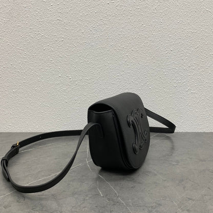 FOLCO CUIR TRIOMPHE 18 IN BLACK CALFSKIN