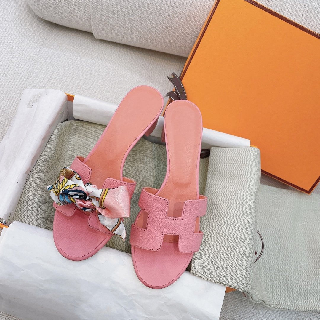 0asis Sandal Epsom Calfskin Rose