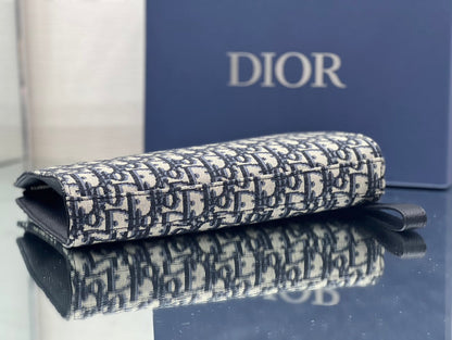 SADDLE 28 BAG IN BLUE OBLIQUE JACQUARD