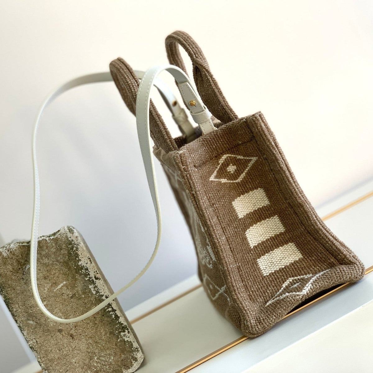 TRIOMPHE 26 FABRIC BROWN WHITE