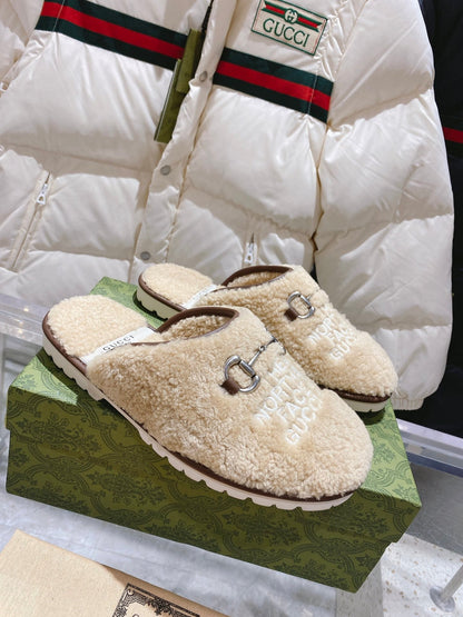 GGxTHE NORTH FACE HORSEBIT MULE IN BEIGE WOOL