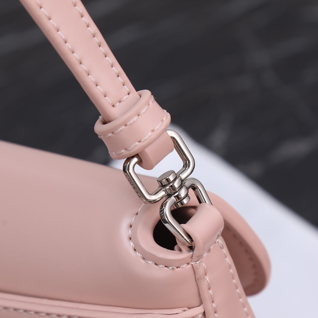 PRA 23 BAG IN LIGHT PINK CALFSKIN SILVER HARDWARE