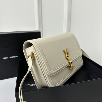 SOLFERINO 23 SATCHEL IN BOX WHITE CALFSKIN