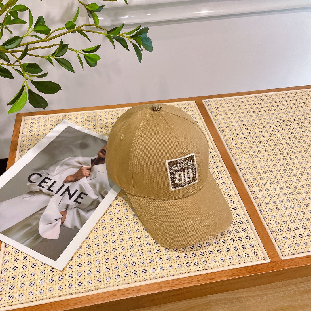 BASEBALL HAT IN PEANUT BROWN JACQUARD FABRIC 219952