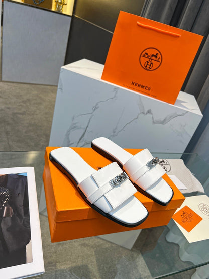 Giulia Sandal White Calfskin