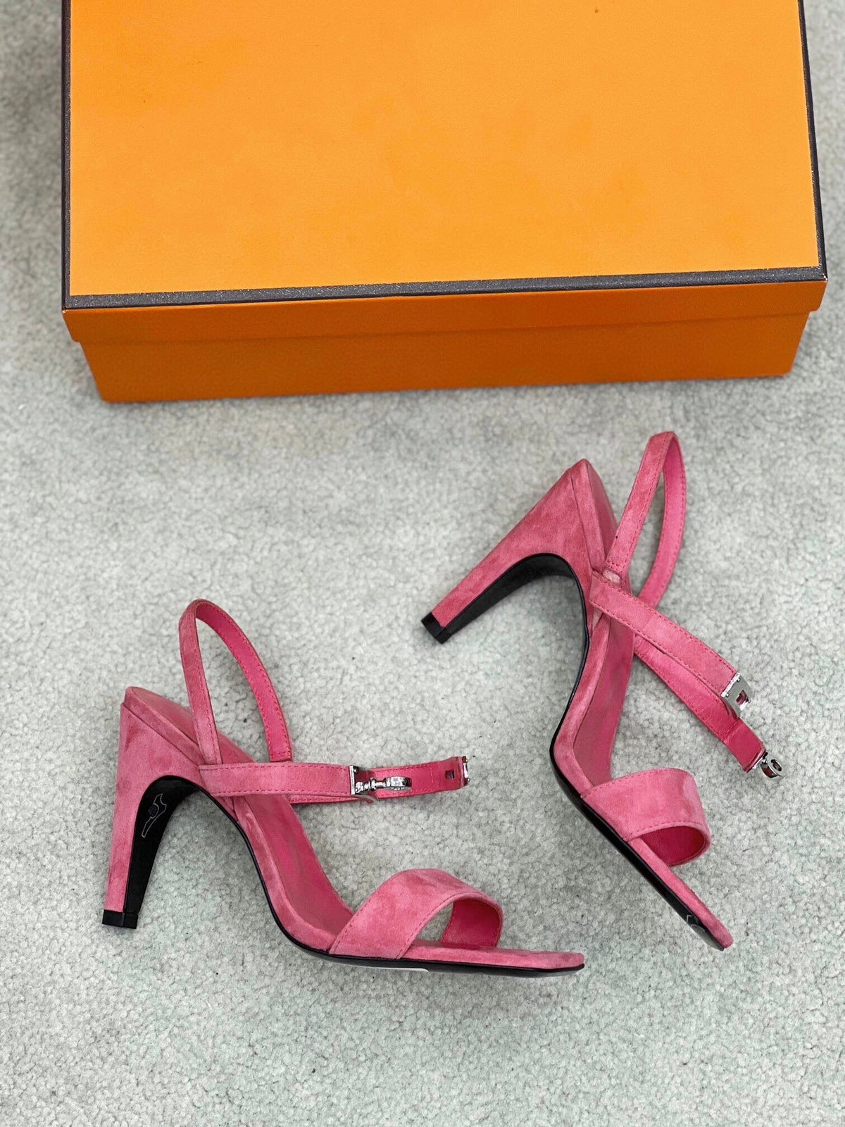 Glamour 95 Sandal Pink Suede