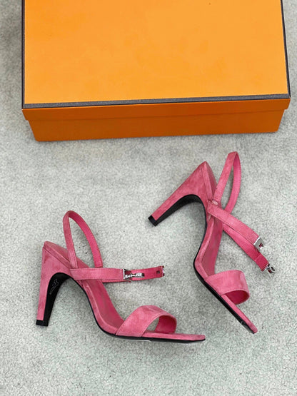 Glamour 95 Sandal Pink Suede