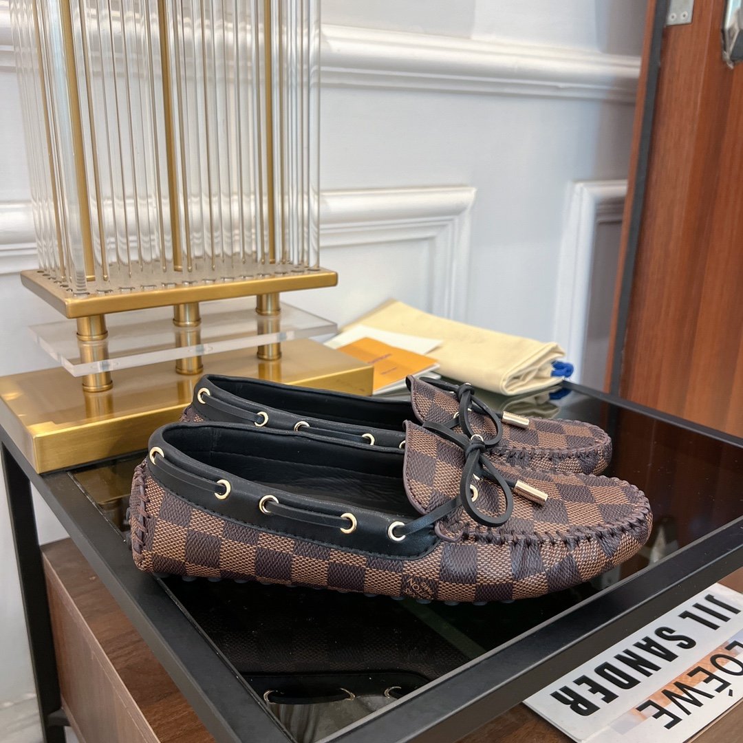 LV GLORIA FLAT LOAFER CLASSIC MONOGRAM CARO