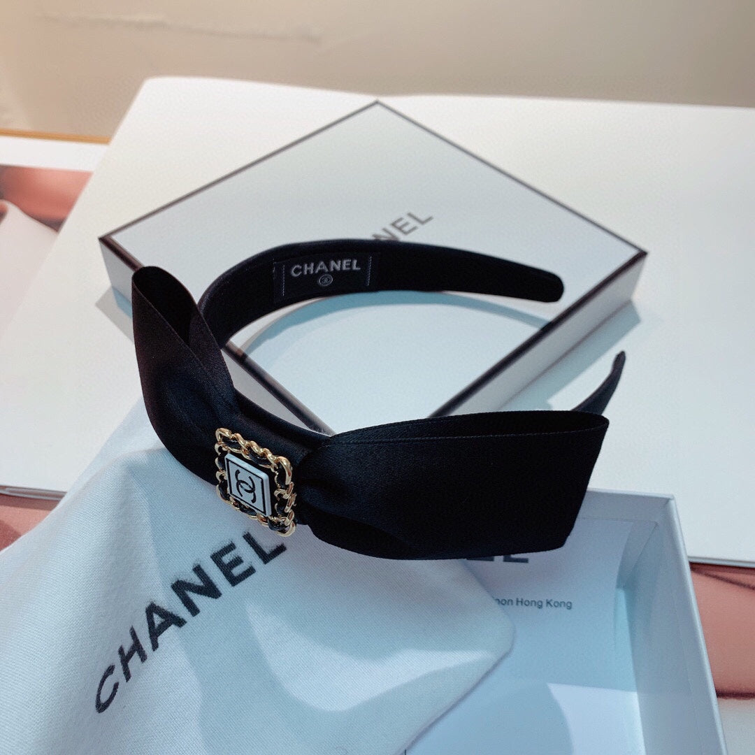 BLACK SILK HAIRBAND 832201