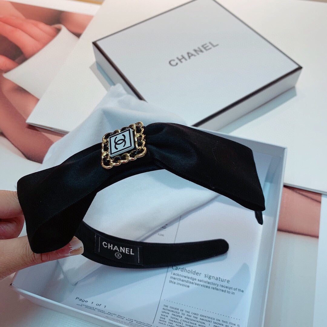 BLACK SILK HAIRBAND 832201