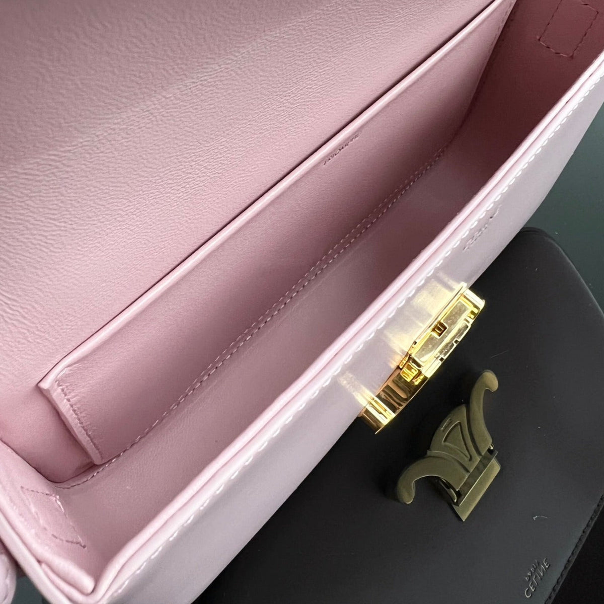 TRIOMPHE 20 PINK PASTEL CALFSKIN