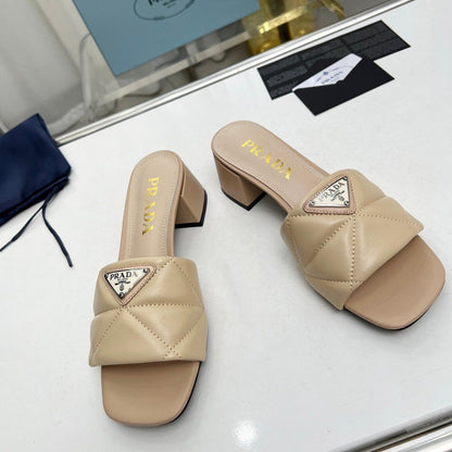 PRA EMBROIDERED SANDALS 45 BEIGE LAMBSKIN