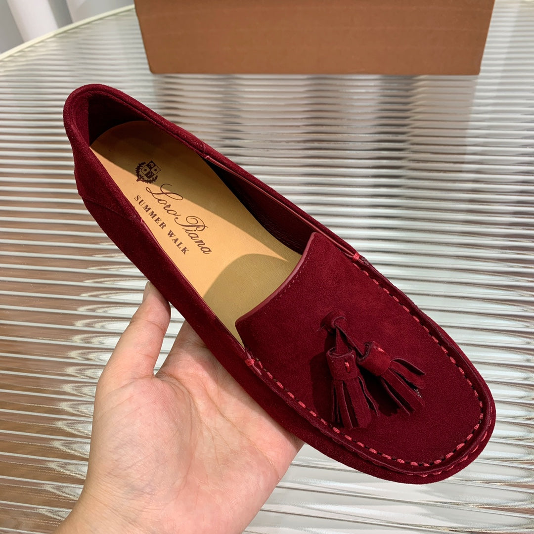 LP DOT SOLE WALK LOAFERS JAM SUEDE