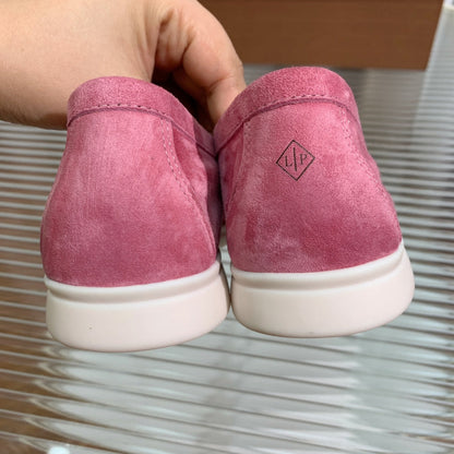 LP SUMMER WALK TASSELS LOAFERS BARBIE PINK SUEDE