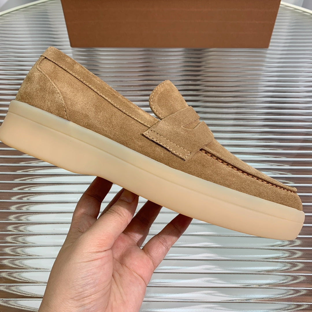 LP RETRO SUMMER WALK LOAFERS CAMEL SUEDE