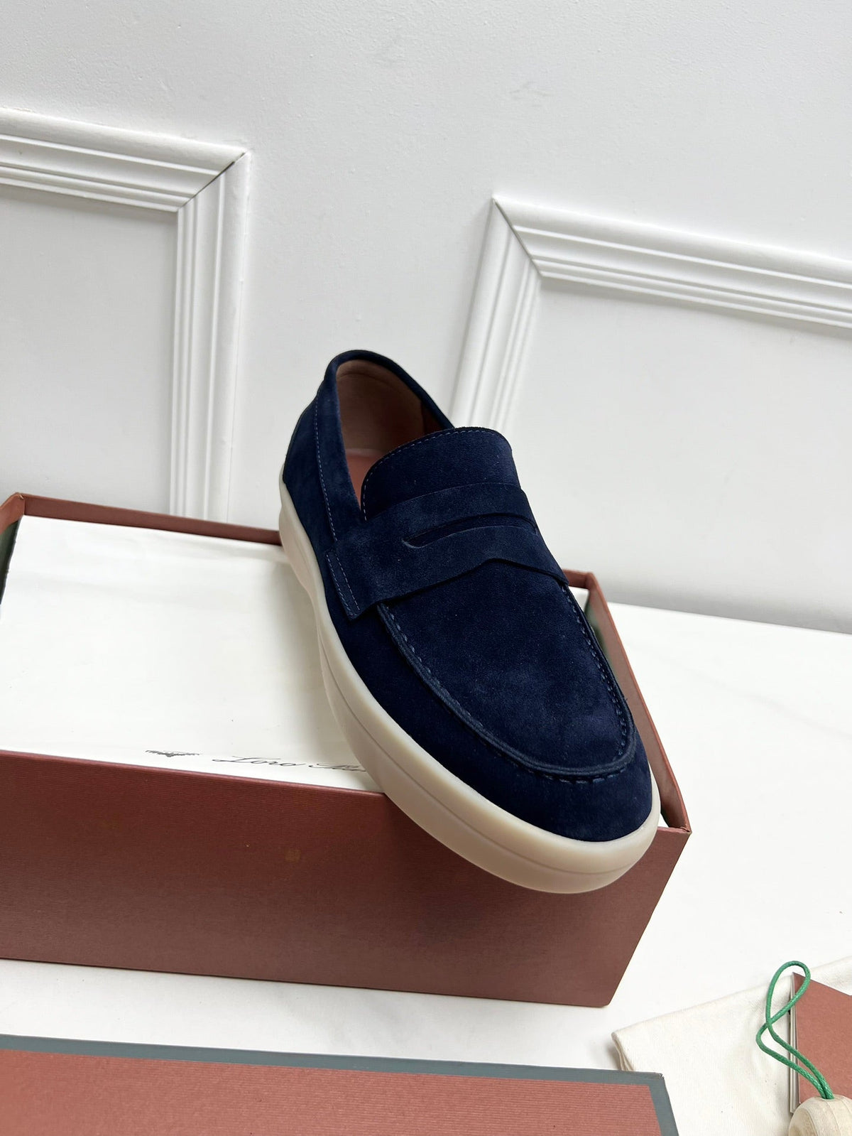 LP RETRO SUMMER WALK LOAFERS DENIM SUEDE