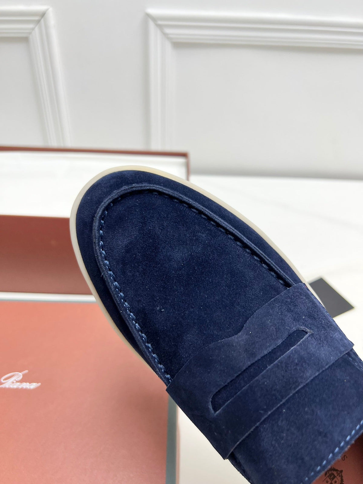 LP RETRO SUMMER WALK LOAFERS DENIM SUEDE