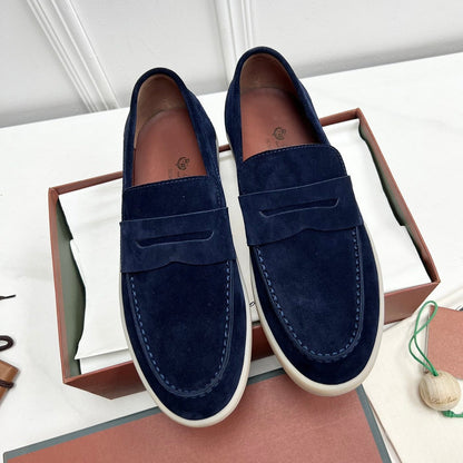 LP RETRO SUMMER WALK LOAFERS DENIM SUEDE