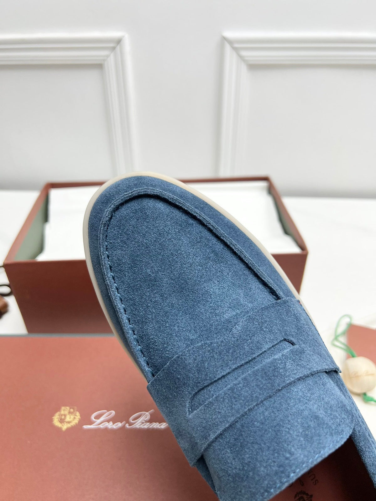 LP RETRO SUMMER WALK LOAFERS AEGEAN SUEDE