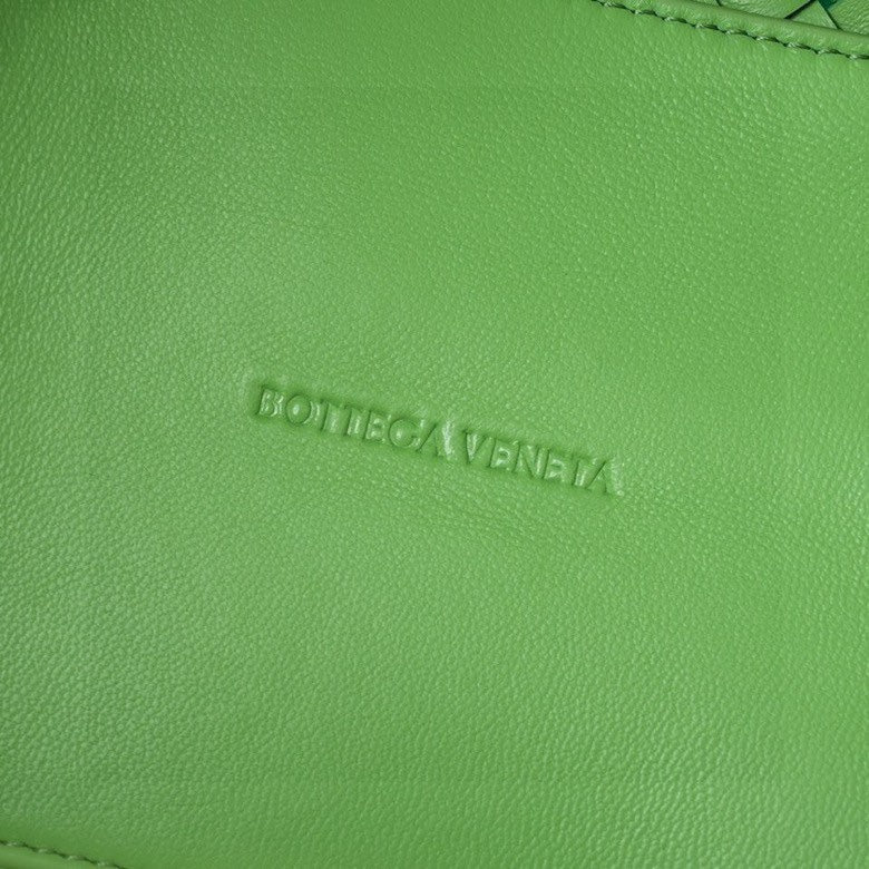 Mini Cabat 20cm Green Lambskin Ghw