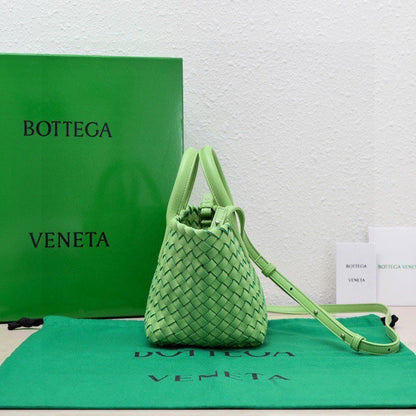 Mini Cabat 20cm Green Lambskin Ghw