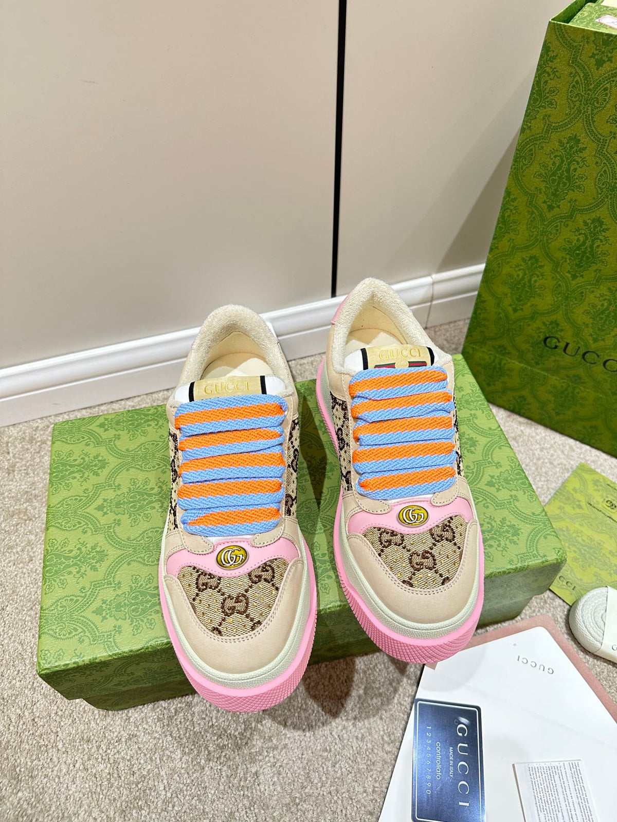GG Screener Sneaker Pink Fuscia