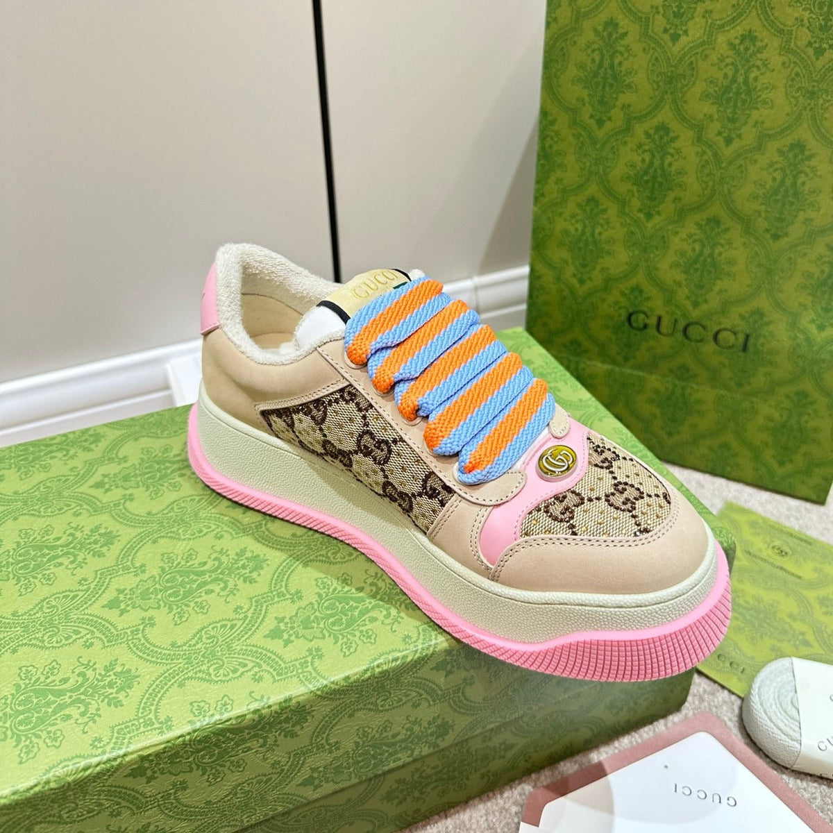 GG Screener Sneaker Pink Fuscia
