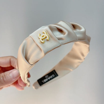 WHITE CREAM FABRIC HAIRBAND 925660